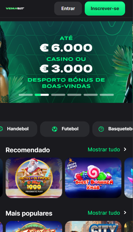 VemaBet Casino Mobile App